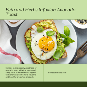 Feta And Herbs Infusion Avocado Toast