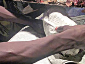 Suya and Newspaper Wrappers
