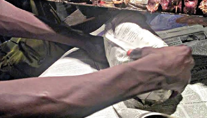 Suya and Newspaper Wrappers