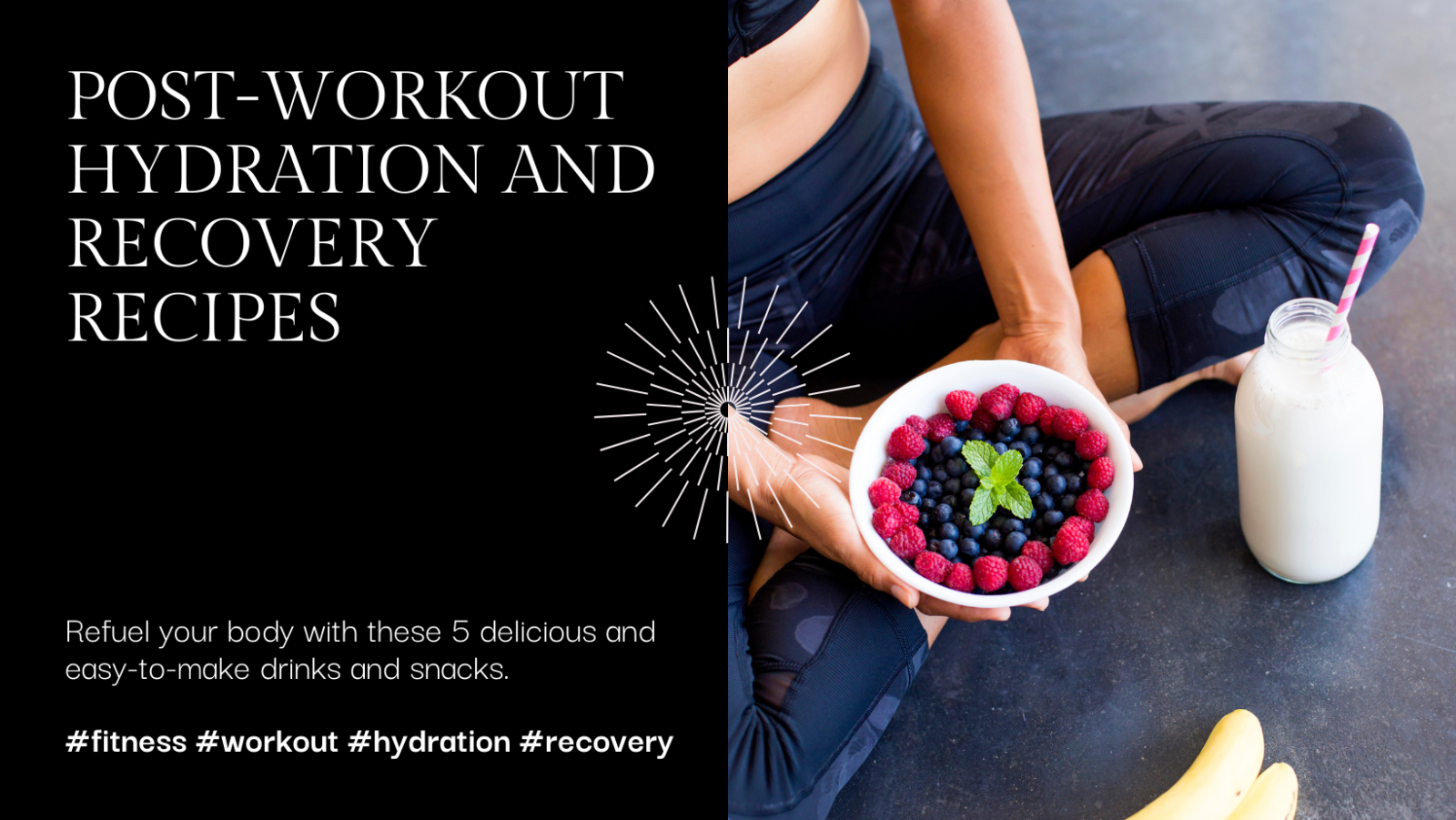 post-workout hydration and recovery recipes