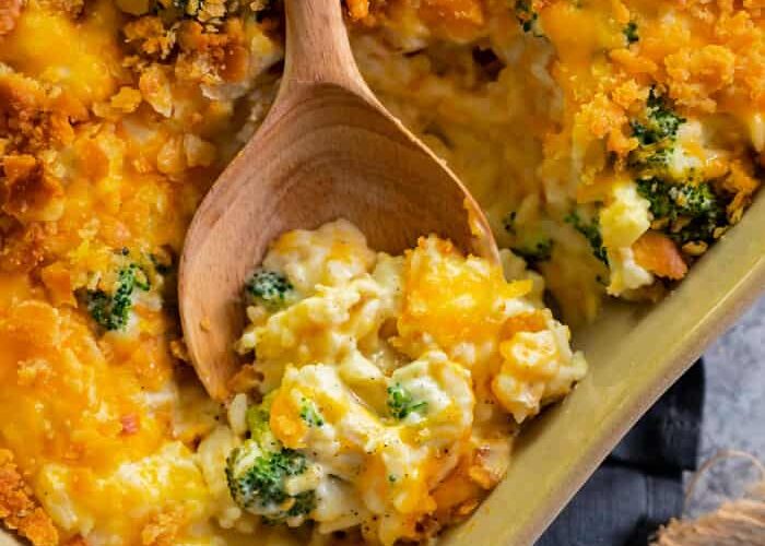 Cheesy Chicken Broccoli Rice Casserole Recipe: Best Comfort Food