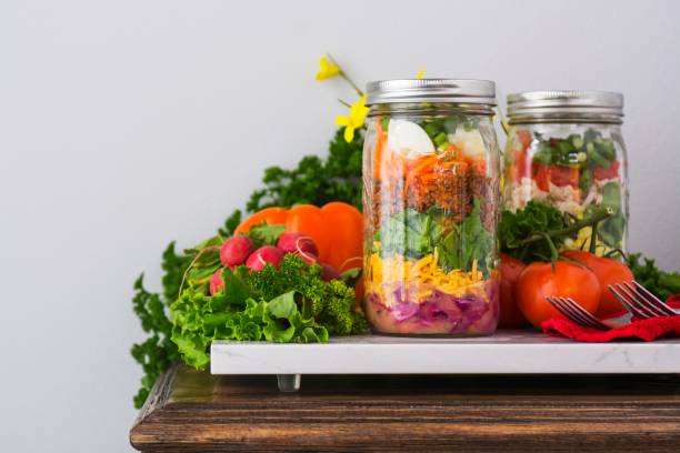 Mason Jar Magic: Vibrant and Tasty Salads On-the-Go