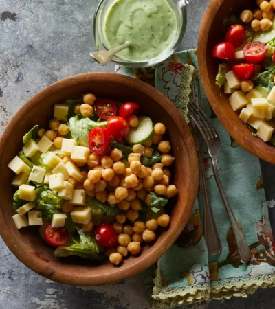 Green Goddess Salad with Chickpeas